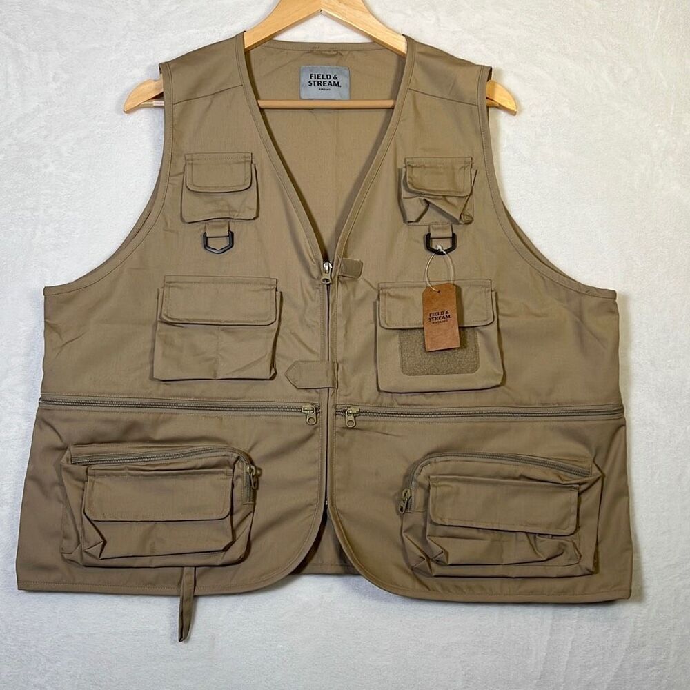 Field & Stream Men's Fly Fishing Vest- NWT- Men‎ XL